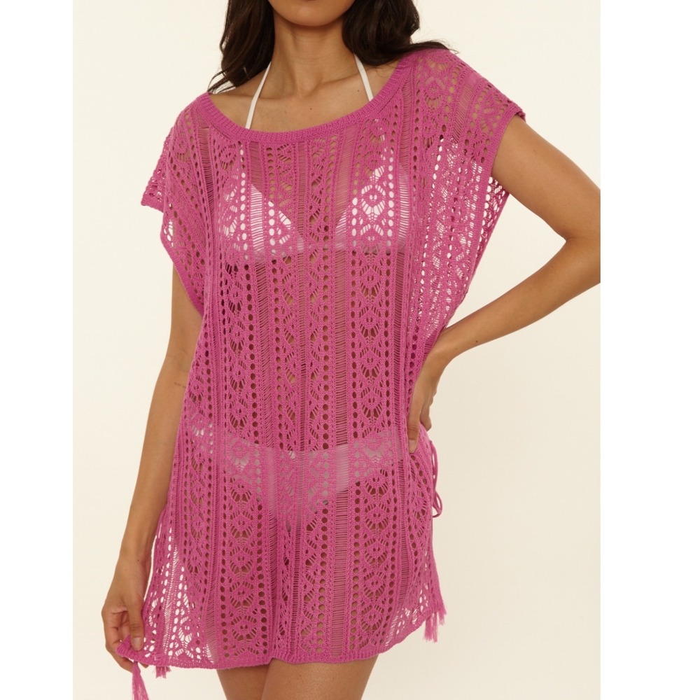 BECCA Rose Berry Boho‎ Bliss Tunic Med-Large
